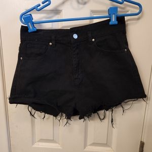 Pacsun black mom shorts nwot 28